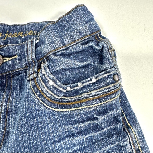 Set of 2 - Old Navy & Arizona Jean Co Girls Size 7 Blue Denim Capri Jeans - Picture 13 of 16